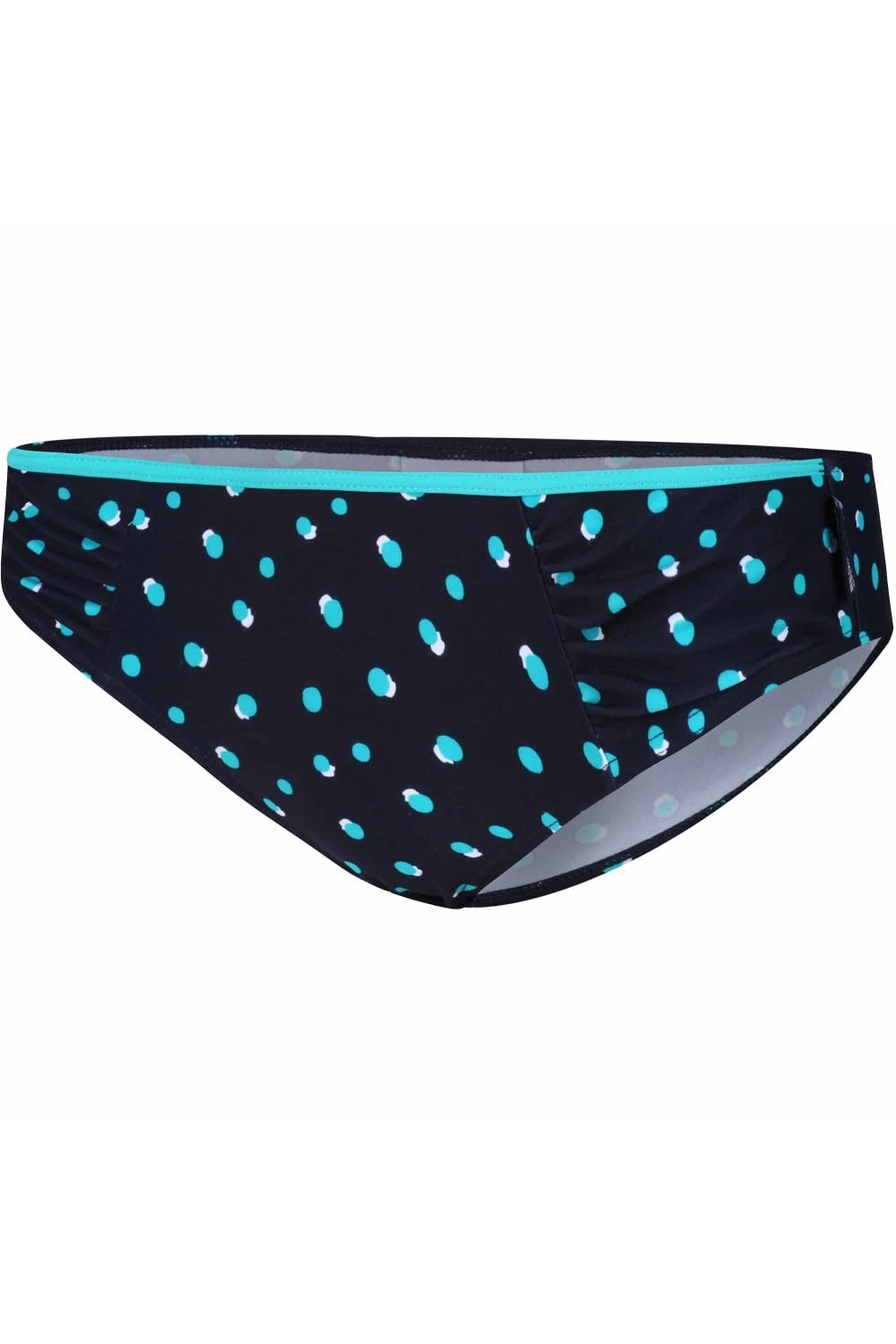 Regatta Womens/Ladies Aceana High Leg Bikini Briefs - Navy/Aqua Blue Print - Image 5