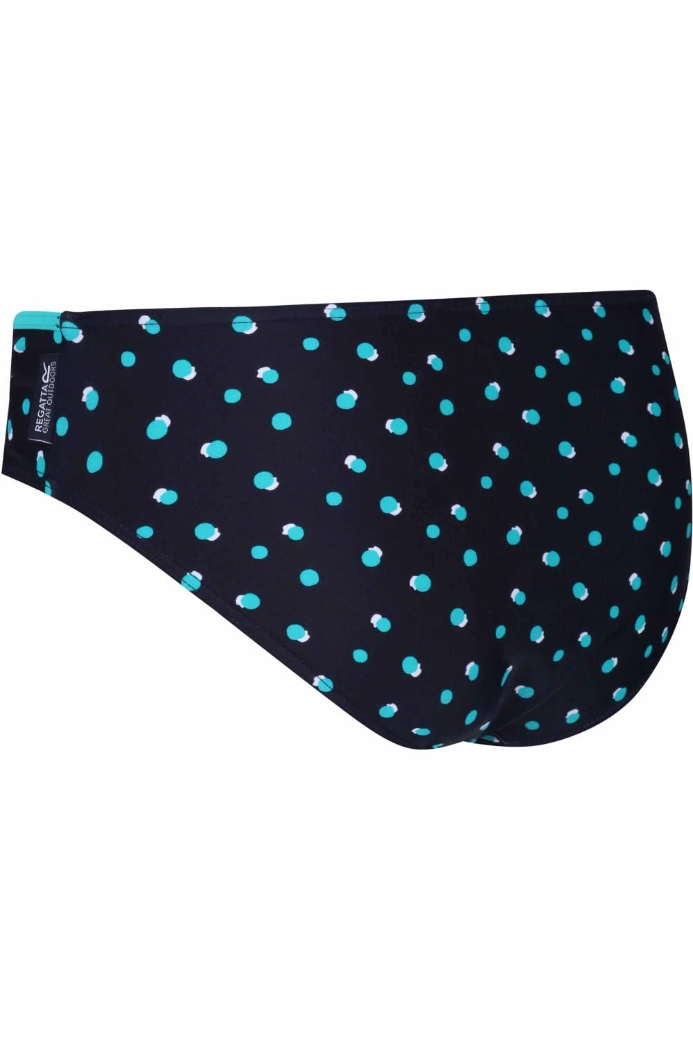 Regatta Womens/Ladies Aceana High Leg Bikini Briefs - Navy/Aqua Blue Print - Image 6