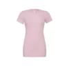 Bella + Canvas Ella + Canvas Womens/Ladies Jersey Short-Sleeved T-Shirt (Pink)