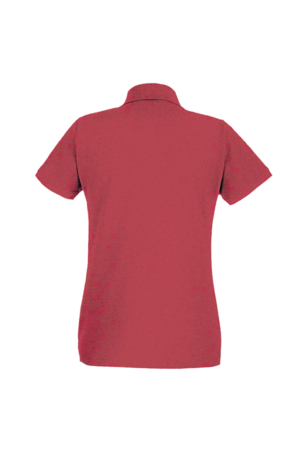 Of The Loom Fruit Of The Loom Womens/Ladies Lady Fit Piqué Polo Shirt (Red Heather) - Image 2