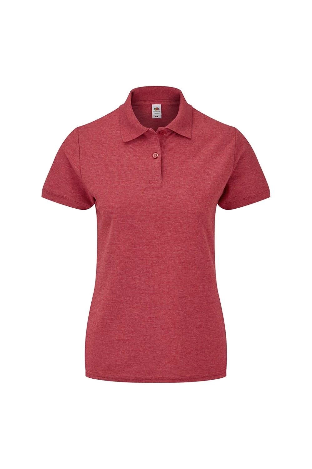 Of The Loom Fruit Of The Loom Womens/Ladies Lady Fit Piqué Polo Shirt (Red Heather)