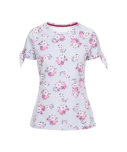 Trespass Womens/Ladies Rena Printed T-Shirt (Light Blue/Pink)