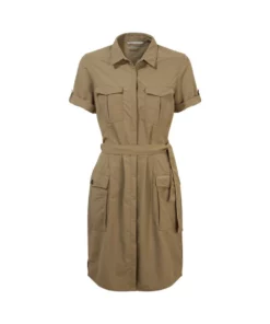 Craghoppers Womens/Ladies NosiLife Savannah Shirt Dress - Raffia Yellow