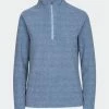 TRESPASS Womens/Ladies Meadows Fleece Top - Navy