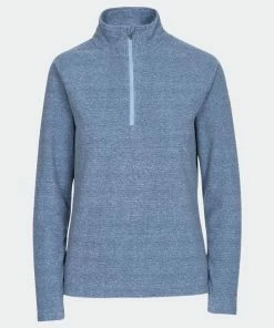 TRESPASS Womens/Ladies Meadows Fleece Top - Navy