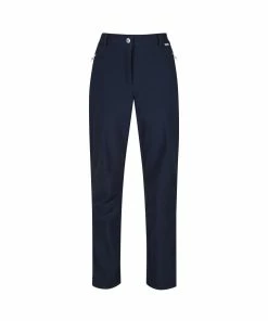 Regatta Great Outdoors Womens/Ladies Geo Softshell II Regular Leg Trousers (Navy)