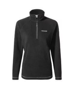 Craghoppers Womens/Ladies Miska VI Half Zip Fleece (Black)