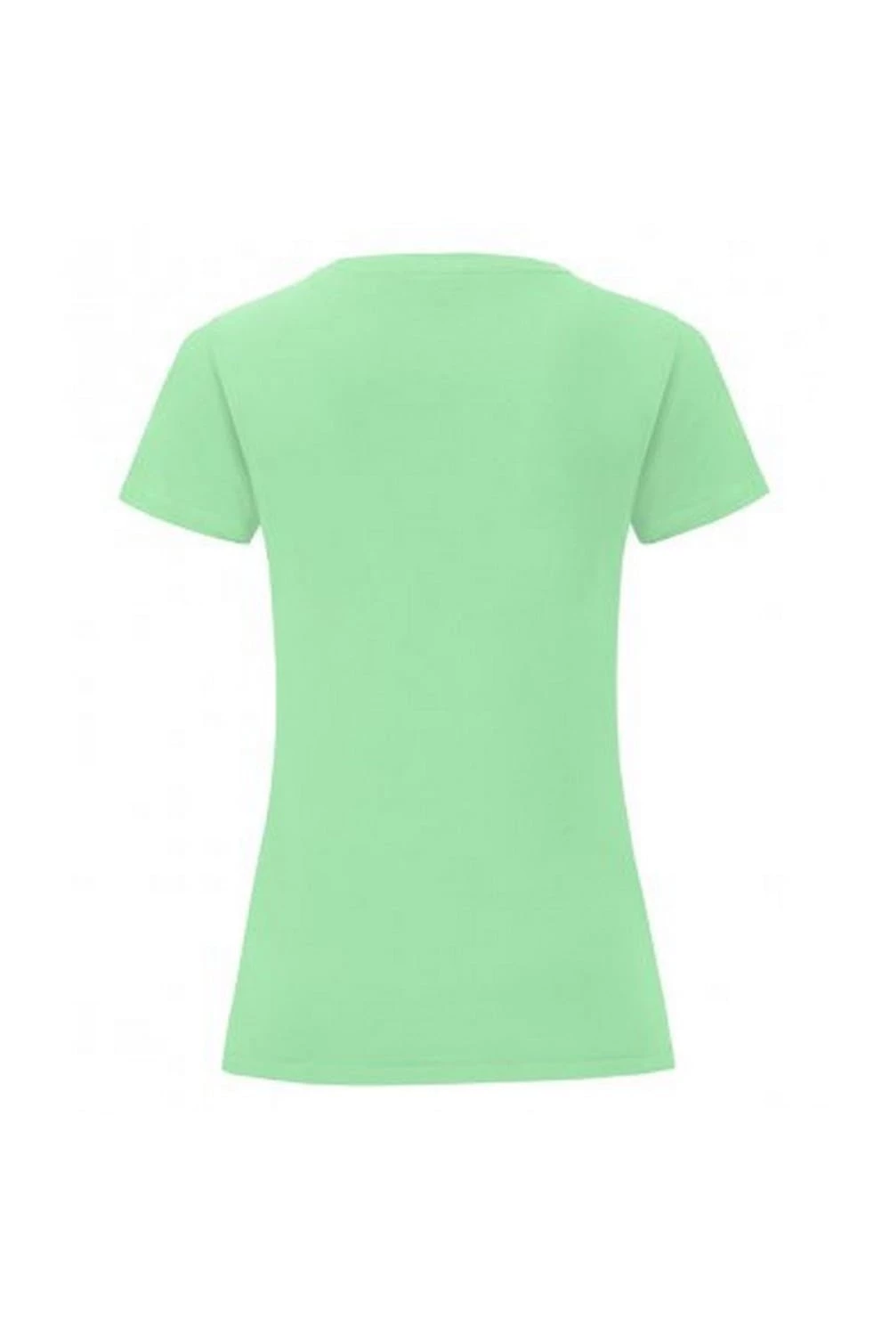 Of The Loom Fruit Of The Loom Womens/Ladies Iconic T-Shirt (Neo Mint) - Image 2