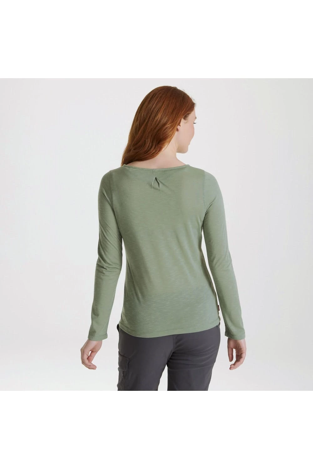Craghoppers Womens/Ladies NosiLife Erin Long Sleeved Top (Sage Green) - Image 2