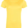 Awdis Womens/Ladies Cool Recycled T-Shirt (Sun Yellow)