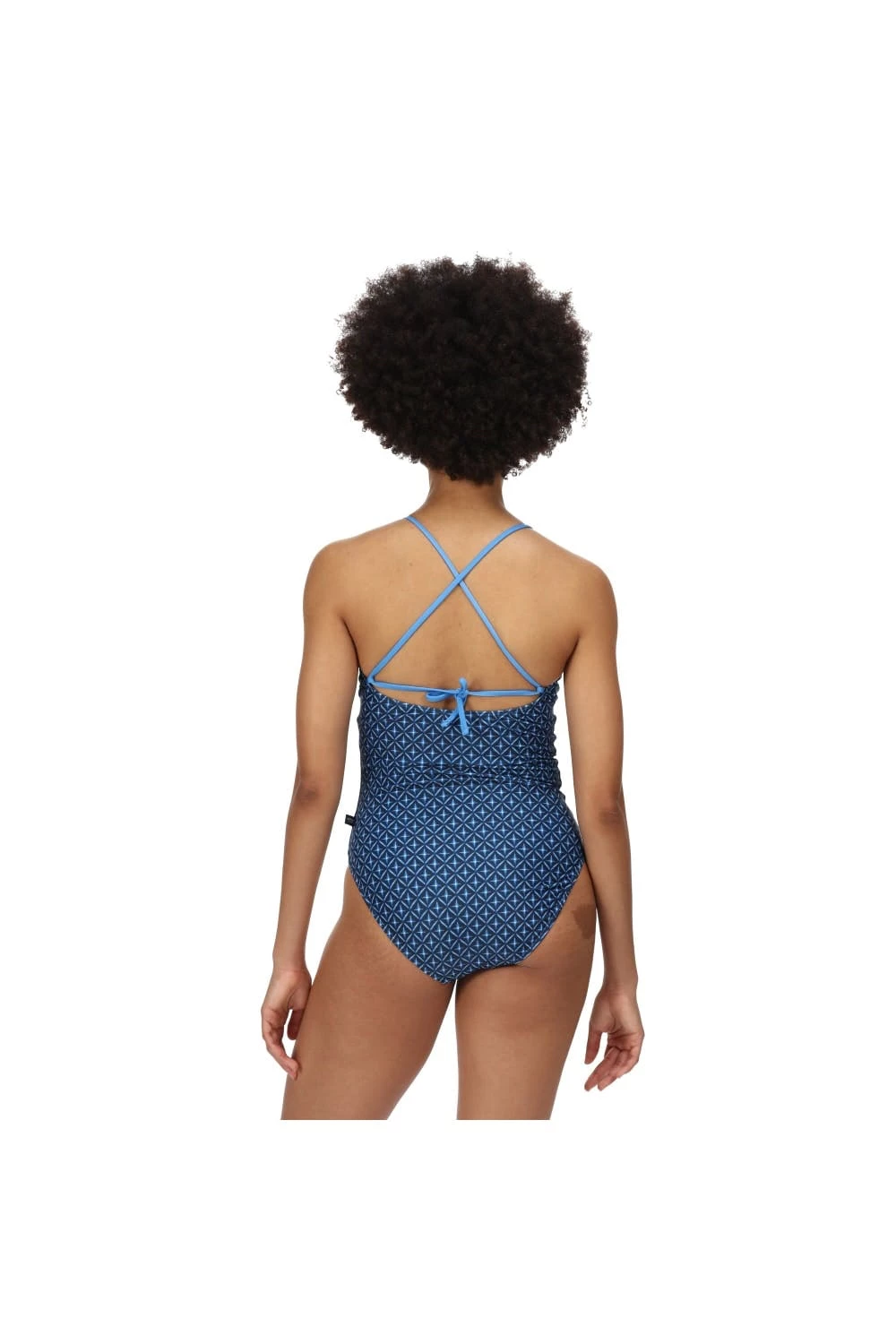 Regatta Womens/Ladies Halliday Tile One Piece Bathing Suit - Image 2