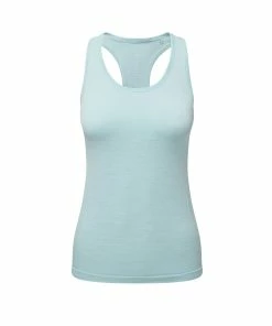 TriDri Womens/Ladies Multi Sport Melange Seamless 3D Undershirt (Sky Blue)