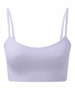 TriDri Womens/Ladies Melange Seamless 3D Sports Bra (Lilac)