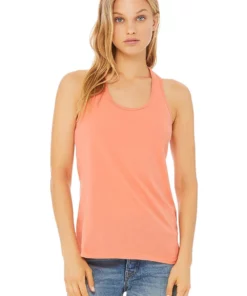 Bella + Canvas Womens/Ladies Racerback Tank Top - Sunset