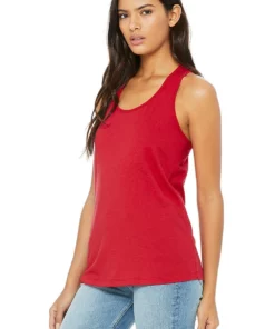 Bella + Canvas Womens/Ladies Racerback Tank Top - Red