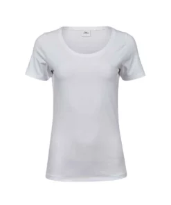 Tee Jays Womens/Ladies Stretch T-Shirt - White