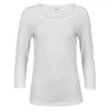 Tee Jays Womens/Ladies Stretch 3/4 Sleeve T-Shirt - White