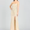 Lara Freddy Strapless Beaded Gown