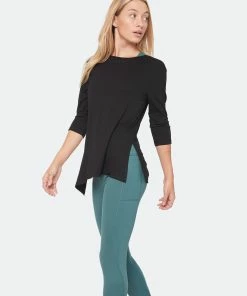 Rebody Anen Side Tie 3/4 Sleeve Top