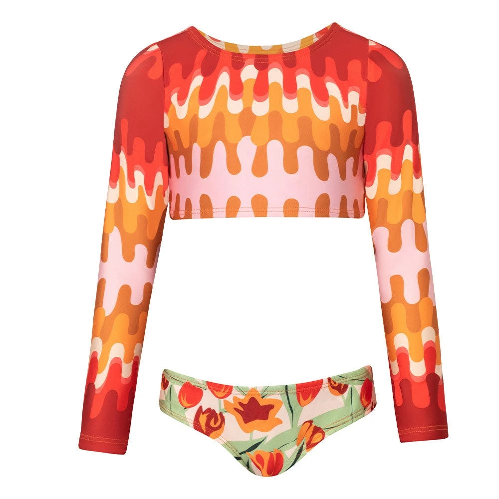 MOLA MOLA Red Carnation Paup Bikini