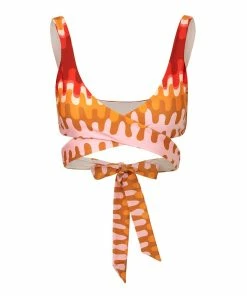 MOLA MOLA Red Carnation Sienna Top