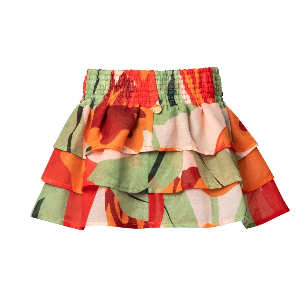 MOLA MOLA Red Carnation Lulu Skirt - Image 2