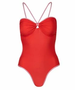 MOLA MOLA Red Carnation Agatha Swimwear