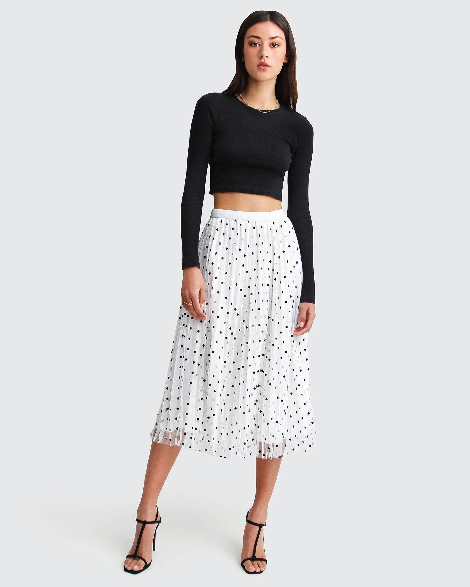 Belle & Bloom Mixed Feeling Reversible Skirt - White - Image 3