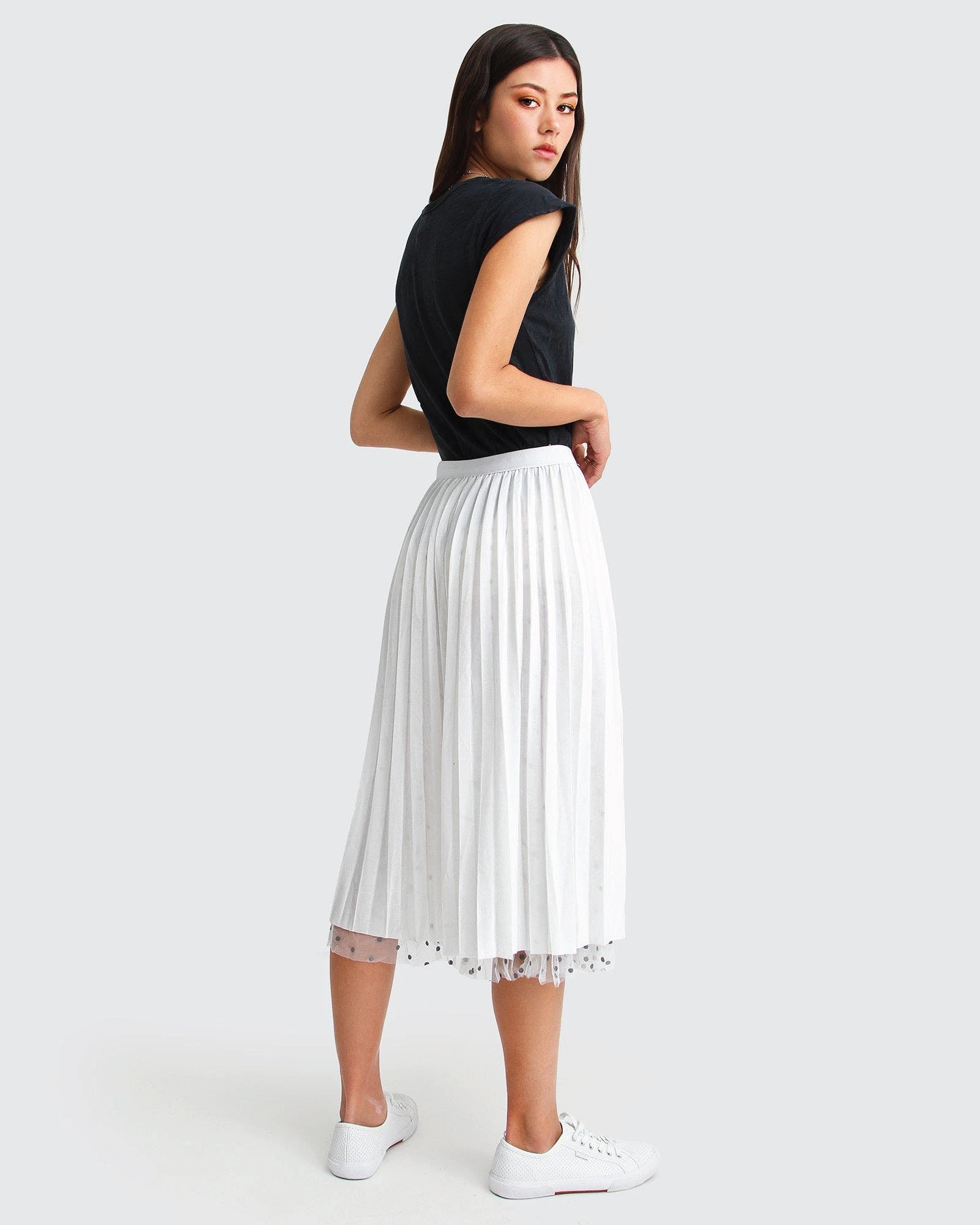 Belle & Bloom Mixed Feeling Reversible Skirt - White - Image 8