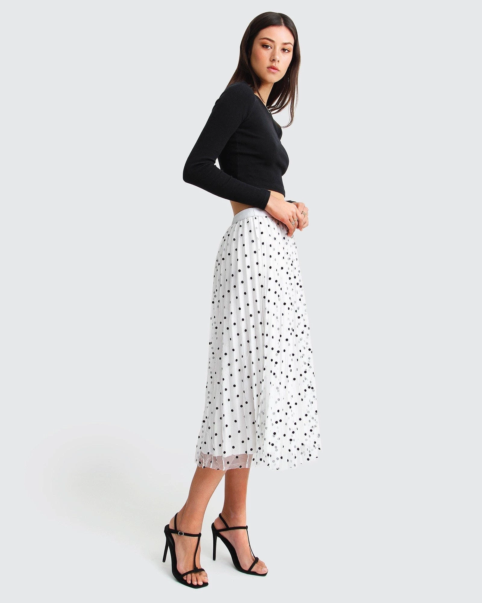 Belle & Bloom Mixed Feeling Reversible Skirt - White - Image 4
