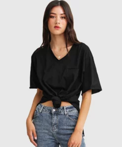 Belle & Bloom Rave Soul Oversized T-Shirt - Black