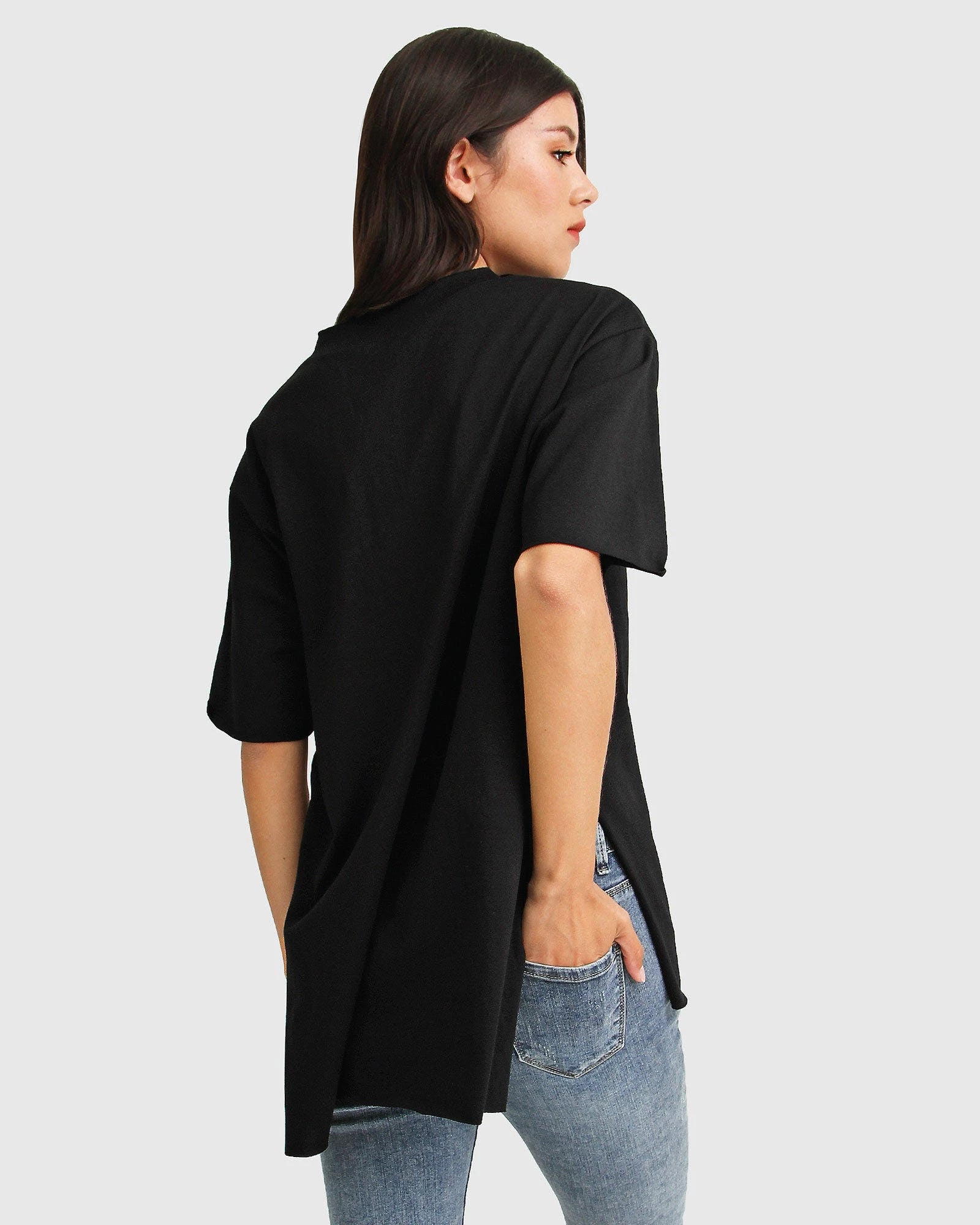 Belle & Bloom Rave Soul Oversized T-Shirt - Black - Image 3