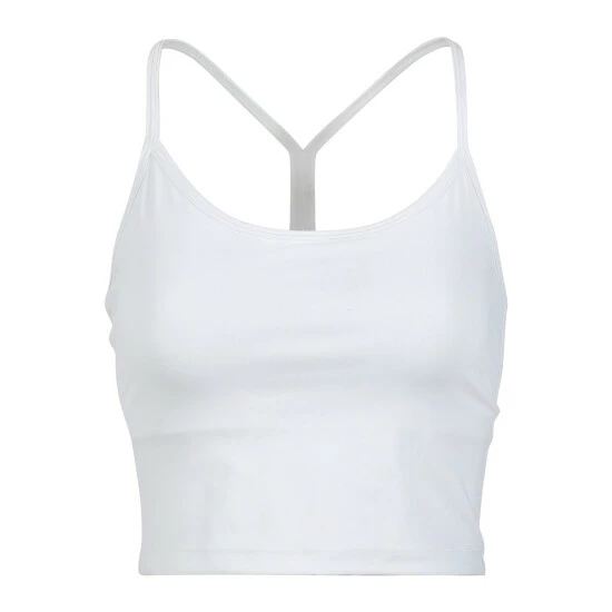 Lezat Lea Cropped Tank - White Tops - Image 3