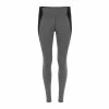 Lezat Neda Colorblock Organic Cotton High Waisted Legging - Dark Heather Gray Activewear