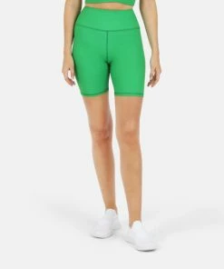 Lezat Ada Organic Cotton Biker Short - Kelly Green Activewear