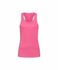 Stedman Active Womens/Ladies Active Poly Sports Vest (Sweet Pink) Activewear
