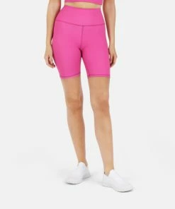 Lezat Ada Organic Cotton Biker Short - Pink Aster Activewear