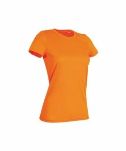 Stedman Active Womens/Ladies Active Sports Tee (Cyber Orange) Activewear