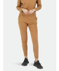 Lezat Tegan Cotton Jogger Pant Activewear Camel