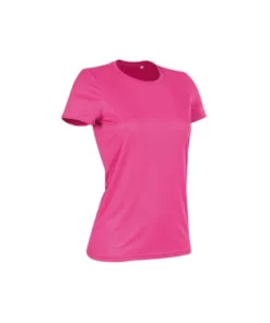 Stedman Active Womens/Ladies Active Sports Tee (Sweet Pink) Tops